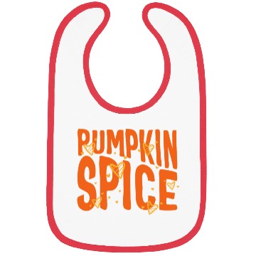 Discover Halloween Theme Cute Pumpkin Spice Coffee Lover Bibs