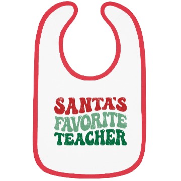Discover Santa teacher Bibs