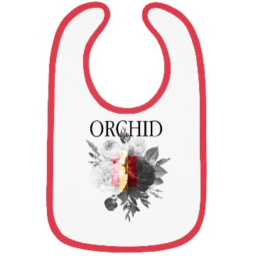 Discover Orchid Flowers Bibs