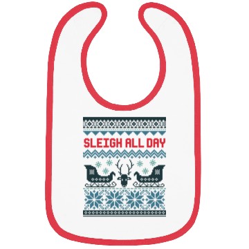 Discover Sleigh all day hell Bibs