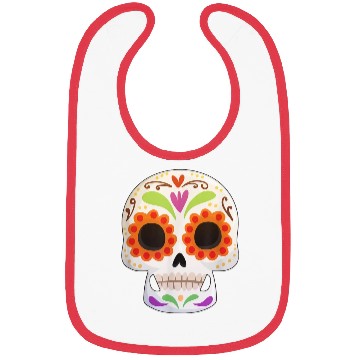 Discover Day of the Dead Dia De Los Muertos Skull Gift Bibs