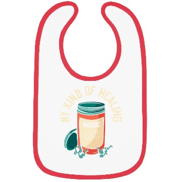 Discover Music Pills Musician Notes Lover Healing Bibs