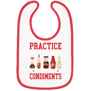 Discover Practice Safe Snacks Use A Condiment Ketchup Bibs