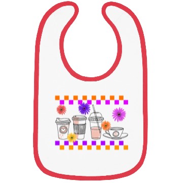 Discover Halloween Bibs, Cute Halloween Coffee Latte