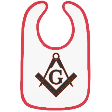 Discover FREEMASON SQUARE COMPASSES combi grey orange Bibs