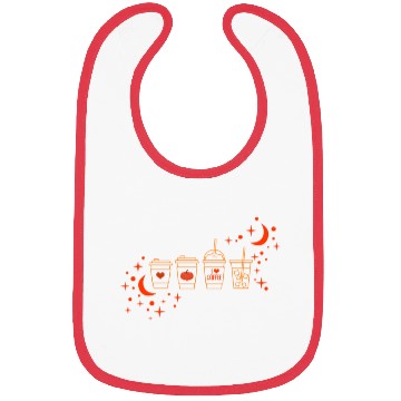 Discover Halloween Bibs, Cute Halloween Coffee Latte