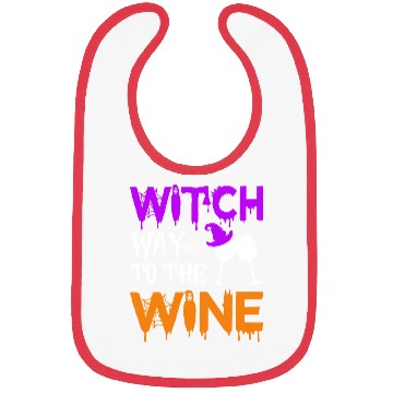 Discover Witch way to the wine Bibs