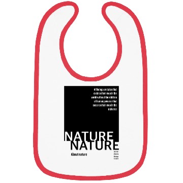 Discover About nature black Bibs