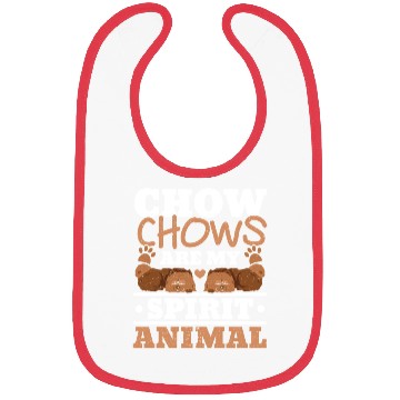 Discover Chow Chows Are My Spirit Animal Dog Owner Puppy Bibs