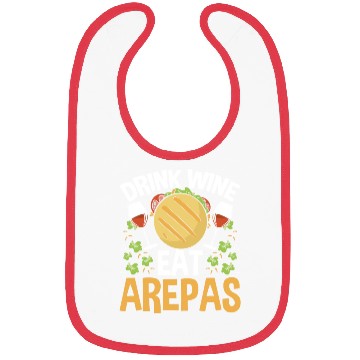Discover Arepas Lover Wine Drinking Hispanic Heritage Month Bibs