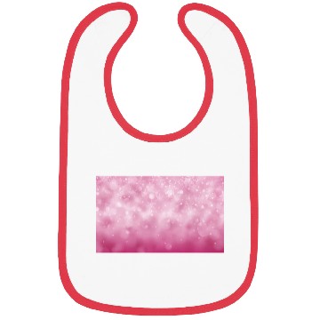 Discover Pink Bokeh Christmas Snowflakes Bibs