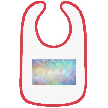Discover Colorful Bokeh Christmas Snowflakes Bibs