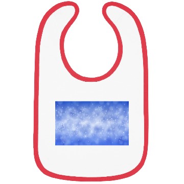 Discover Blue Christmas Snowflakes Bokeh Winter Bibs