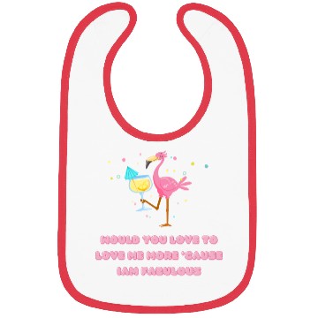 Discover Flamingo love Bibs