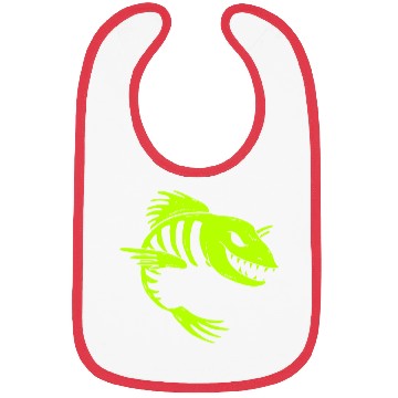Discover Fish Skeleton Bibs