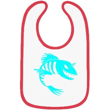 Discover Fish Skeleton Bibs