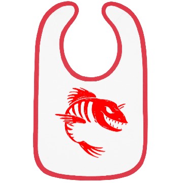 Discover Fish Skeleton Bibs