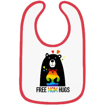 Discover Bear free mom hugs Bibs
