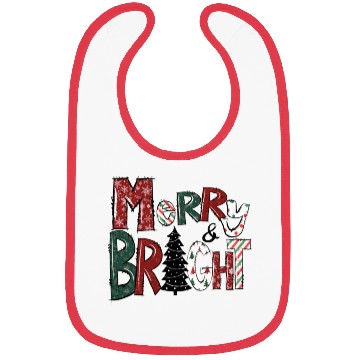 Discover Merry And Bright Bibs | Merry Christmas 2022