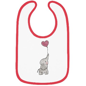 Discover Elephant heart Bibs