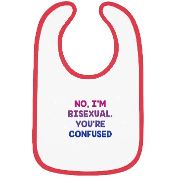 Discover I'm Bisexual You're Confused Bi LGBTQ Bi Pride Bibs