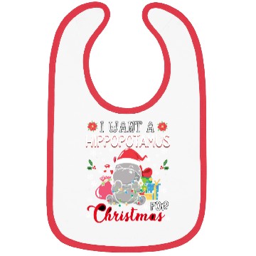 Discover I Want A Hippopotamus For Christmas Xmas Hippo Paj Bibs