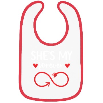 Discover She's My Forever Wedding Anniversary Marriage Bibs