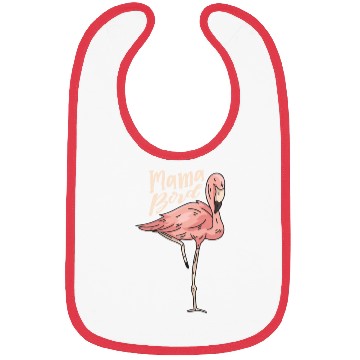 Discover Mama Bird Flamingo Whisperer Mothers Day Bibs