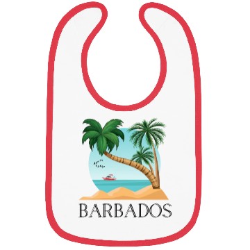 Discover Barbados,Show you love for Barbados Bibs
