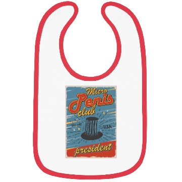 Discover Micro penis club president Bibs