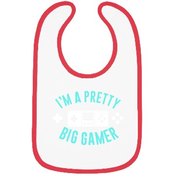 Discover Pretty Big Gamer Video Game Player Gaming Gifts Bibs