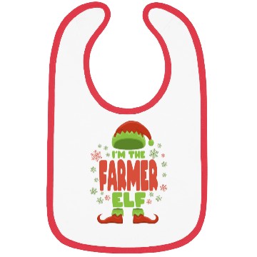 Discover Farmer Christmas Elf Bibs