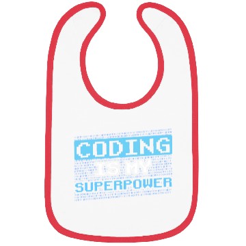 Discover Coding Is My Superpower Programmer Code Coder Bibs