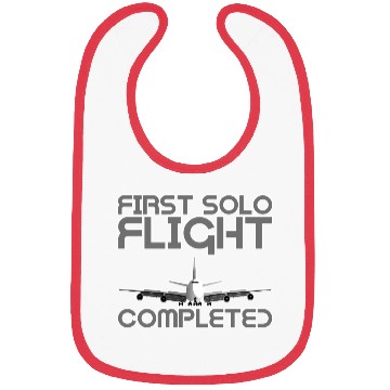 Discover First Solo Flight Completed Bibs