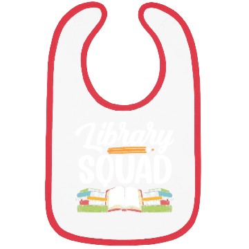 Discover Library Squad Librarian Books Lover Sayings Bibs
