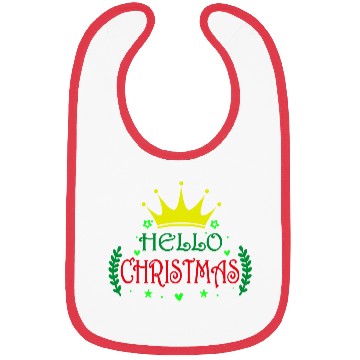 Discover happy christmas Bibs
