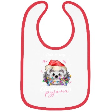 Discover Winter Christmas Pyjama Hedgehog Bibs