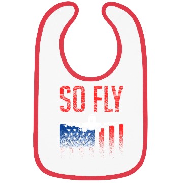 Discover So Fly USA Pilot Airplane Bibs