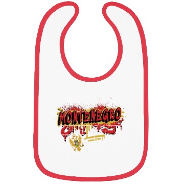 Discover Montenegro Graffiti Design Flags Bibs