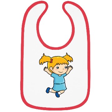 Discover Girl jumps school enrollment joy kindergarten Bibs