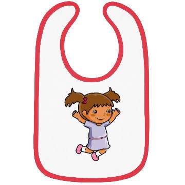 Discover Girl jumps school enrollment joy kindergarten Bibs