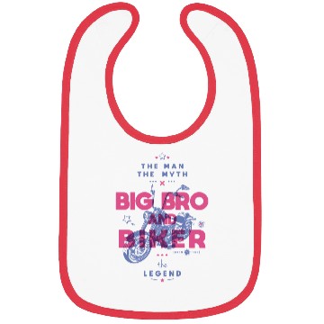 Discover Big bro and biker the man the myth the legend Bibs