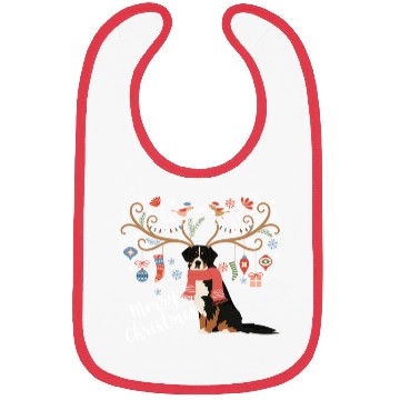 Discover Bernese Mountain Dog Christmas Bibs