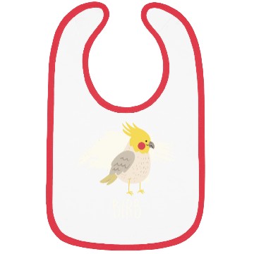 Discover Birb Yellow Cockatiel Bird Bibs