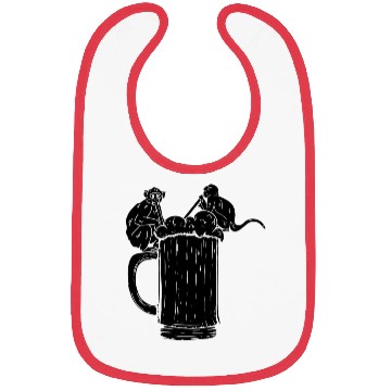 Discover Orangutan Monkeys with Beer - Funny Monkey Bibs