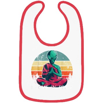 Discover I Come In Peace Alien Monk Bibs