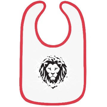 Discover Lion of Judah With A Crown of Thorns Christian Bibs