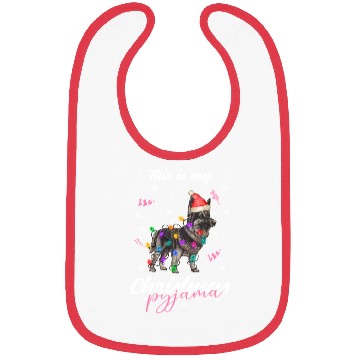 Discover Winter Christmas Pyjama German Shepherd Dog Bibs