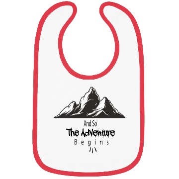 Discover And So The Adventure Begins Bibs