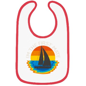 Discover First Mate Sailing Boat Retro Boating Bibs